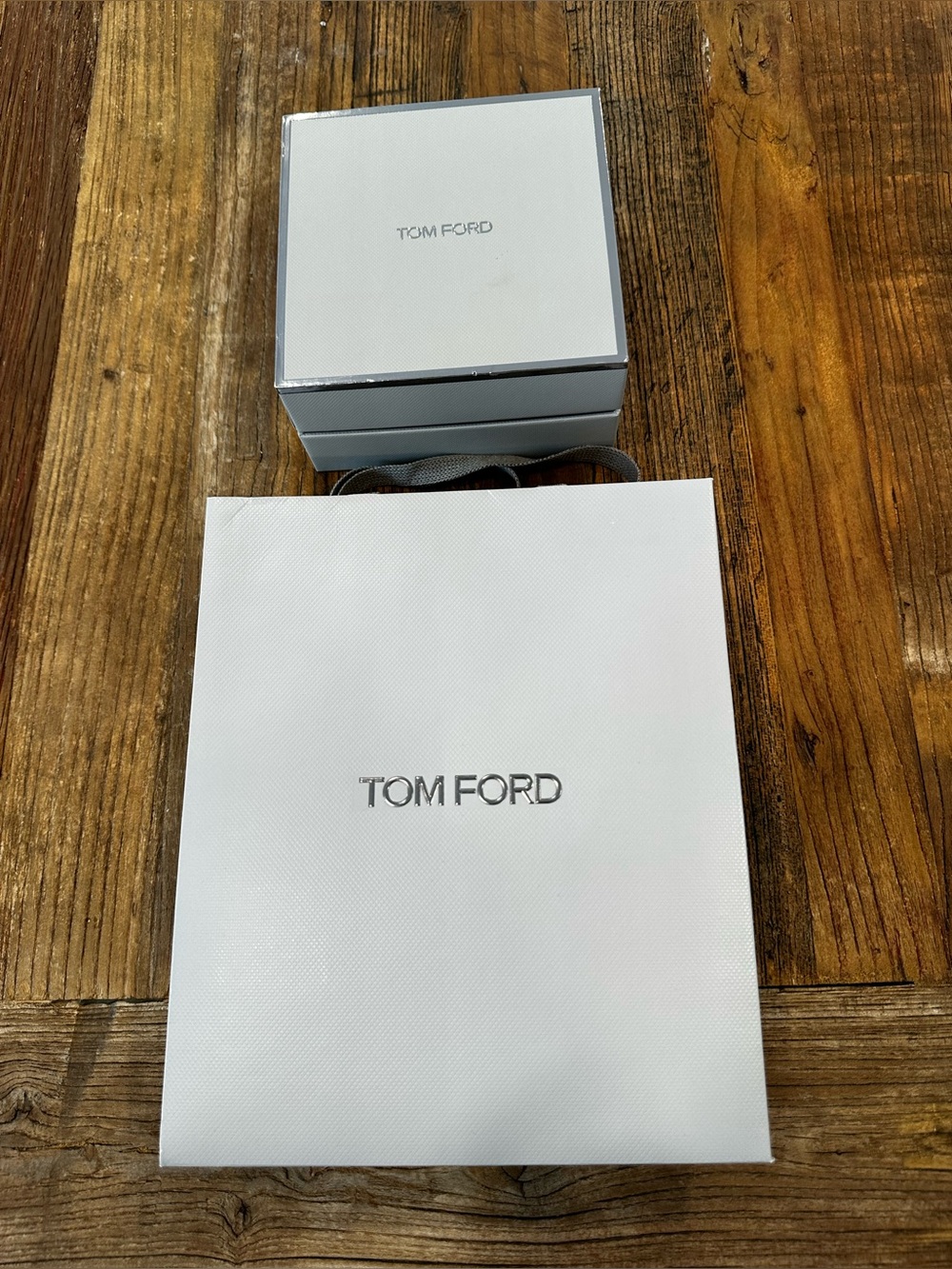 Tom Ford White Gift Bag with Matching Box